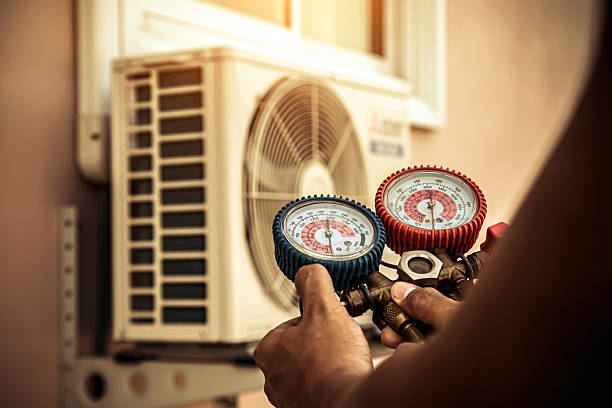 Professional Ductwork Repair technician working in Smithfield, UT